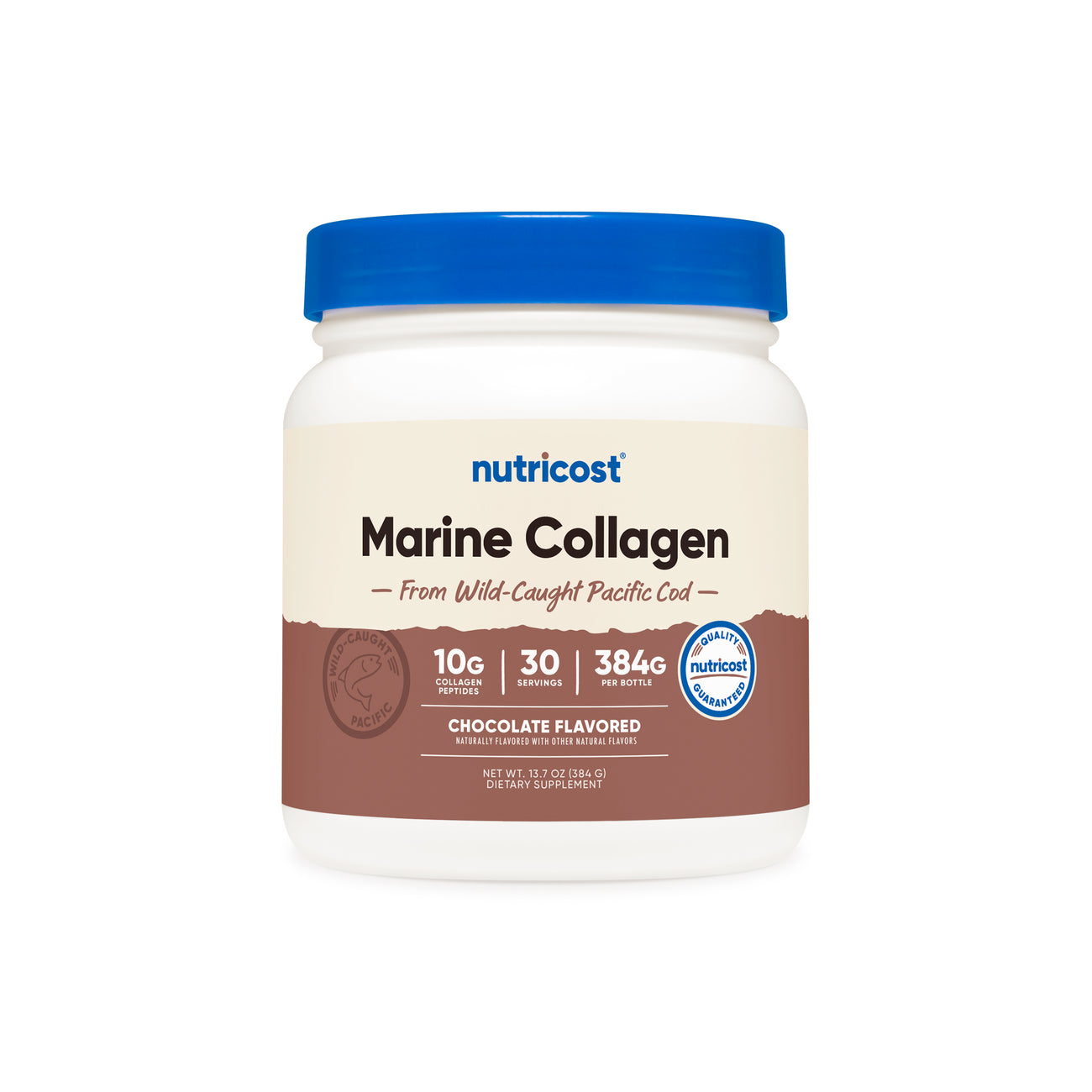NTC_Marine_Collagen_WC_Chocolate_30_SERV_43OZ_Front_Square_1300x