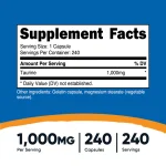 NTC_Taurine_1000MG_240CAP_Front_1800x1800